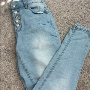 Chic Light Blue Women's Skinny Jeans